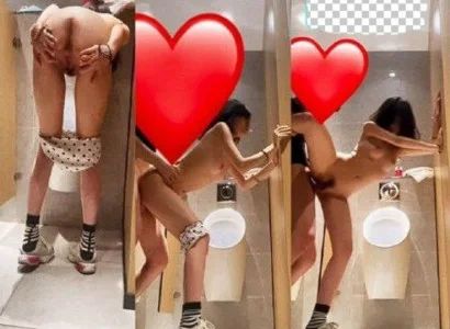 Hai đứa đưa em người yêu vào WC vụng trộm